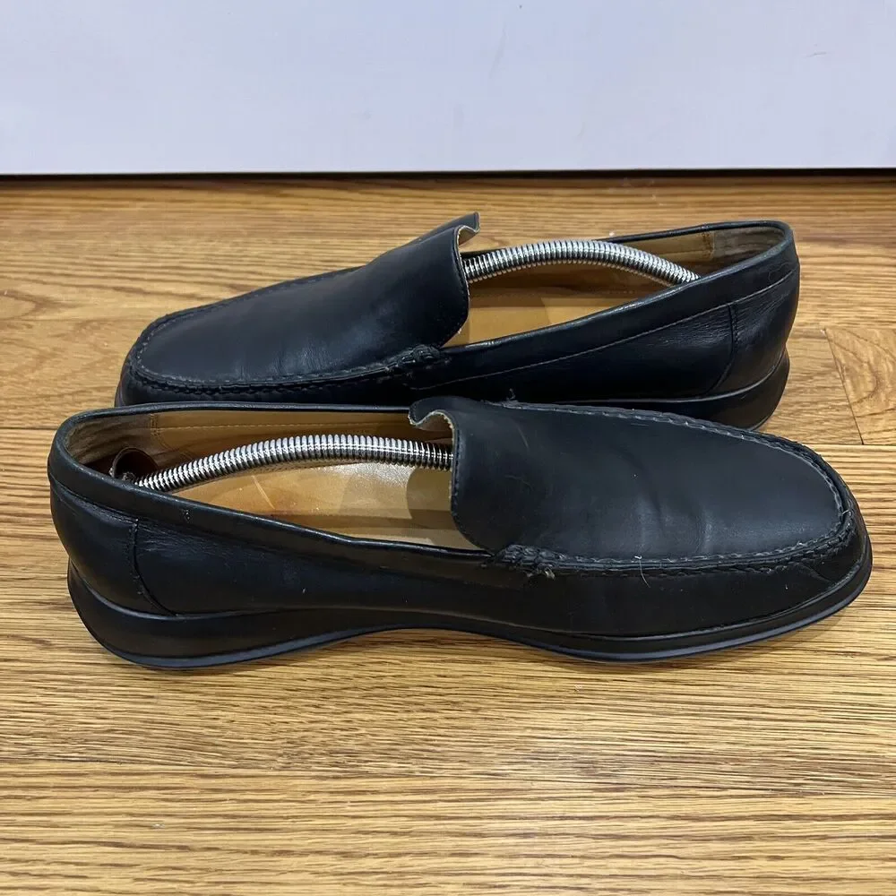 Cole Haan Men’s Air Dempsey Black Slip On Loafers Size 11M C08094 Leather